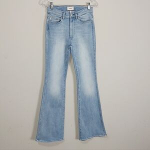 DL1961 Women Bridget Bootcut Flared Jeans Size 25 Light Blue Prairie Mid-rise